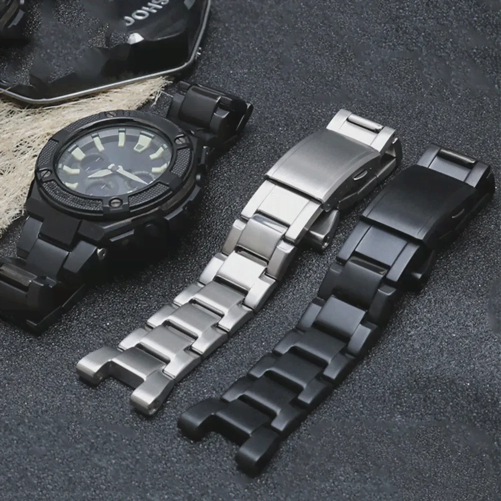 🛍 Ремешок для часов из нержавеющей стали для Casio G-Shock GST-W300 GST-400G GST-B100 S100DS110DW110, металлический ремешок для часов, браслет-4