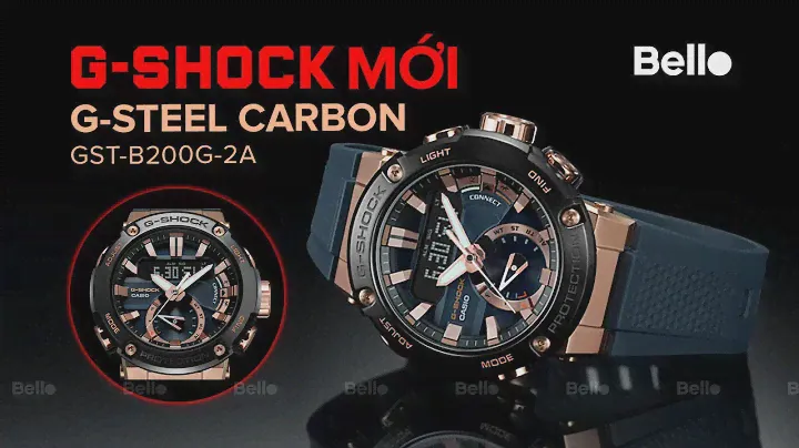 GST-B200G-2A - Đập hộp và chỉnh đồng hồ G-Shock G-Steel mới!