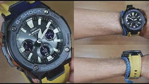 CASIO G-SHOCK G-STEEL GST-S120L-1B TOUGH RESIN BAND - UNBOXING