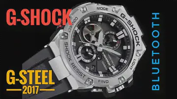 Тонкие G-Shock G-Steel GST-B100 2017 года с bluetooth