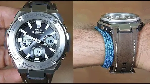 Casio G-Shock G-STEEL GST-S130L-1A TOUGH LEATHER BAND - UNBOXING