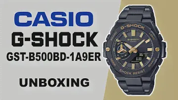 Casio G-Shock GST-B500BD-1A9ER Unboxing