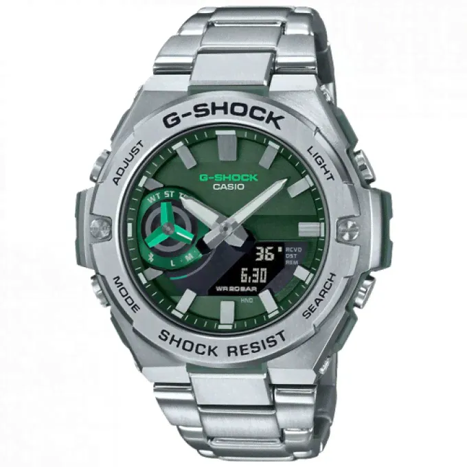 Наручные часы CASIO G-Shock Наручные часы CASIO G-Shock GST-B500AD-3A, зеленый, серебряный 101976189562-0