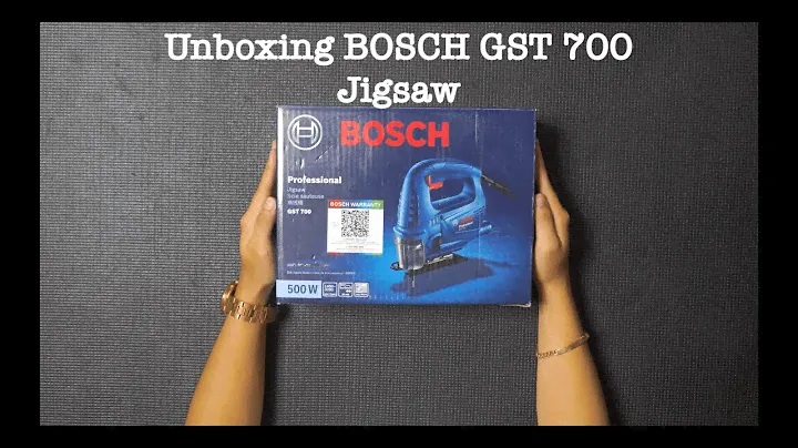 Unboxing BOSCH GST 700 Jigsaw