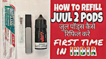 How to Refill juul2 pods #juul #refill #howtorefilljuul2pods