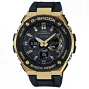 Наручные часы CASIO G-Shock GST-S100G-1A, золотой, черный 13934430
