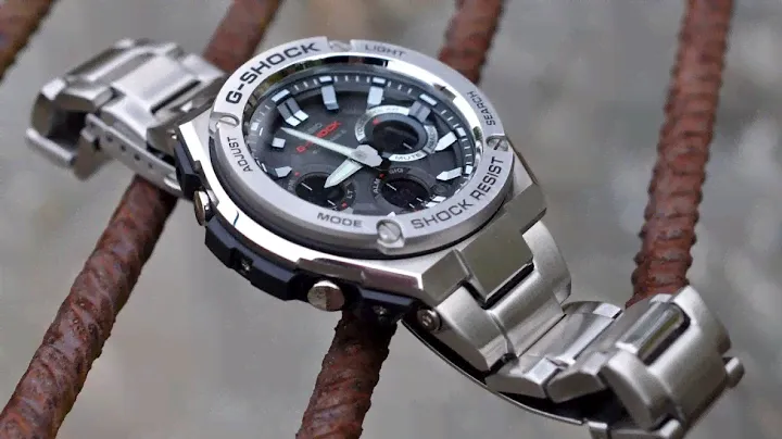 Casio GST-W110D-1AER видео обзор и настройка