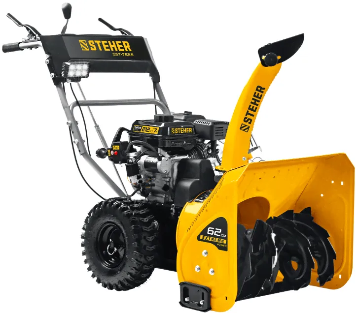Снегоуборщик бензиновый GST-762E 62 см, EXTREM STEHER