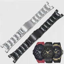 Металлический Ремешок для часов Casio G-Shock GST-W300 GST-400G GST-B100 GST-210 S100D/S110D/W110 Ремешки для Часов из Нержавеющей Стали Ремешок Браслет