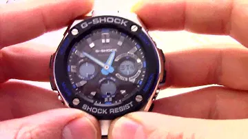 Часы Casio G-SHOCK GST-W100D-1A2 - Инструкция, как настроить от PresidentWatches.Ru