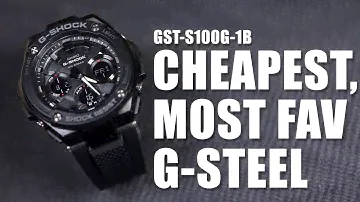CHEAPEST BUT MOST FAVORITE ! G-SHOCK G-STEEL GST-S100G-1B - UNBOXING & SPEC