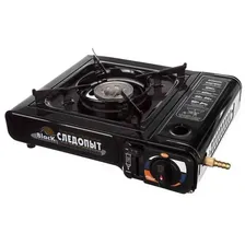 Плита настольная газовая Black PF-GST-N10 с переходником