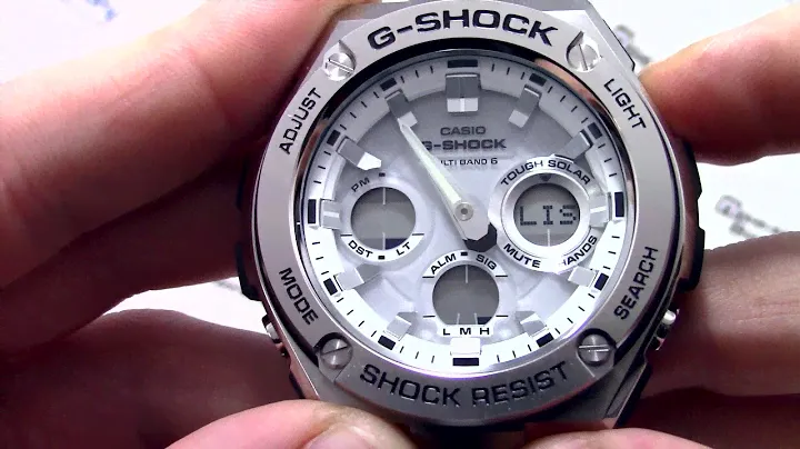 Часы Casio G-SHOCK GST-W110D-7A - Инструкция, как настроить от PresidentWatches.Ru