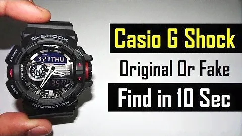 How To Find Original Casio G Shock Watch -  Original or Fake In 10 Seconds