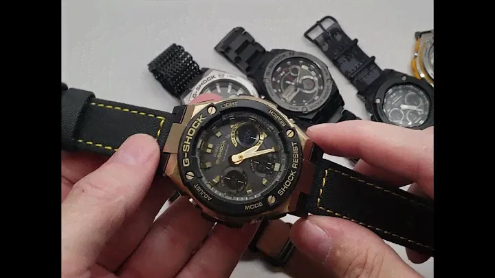 Как заменить ремешок Casio GShock GSteel GST-S100G с помощью металлических адаптеров JaysAndKays