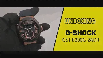 JAM TANGAN CASIO G-SHOCK GST B200G 2ADR / GST-B200G-2ADR UNBOXING - GROSIRJAMTANGAN.COM