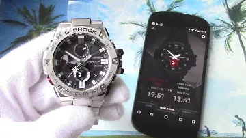 Обзор Casio G-Shock GST-B100-1AJF G-steel