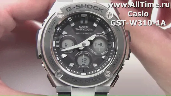 Обзор. Японские наручные часы Casio G-SHOCK GST-W310-1A с хронографом