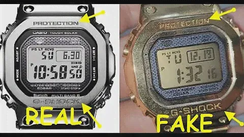 Casio G Shock настоящий против подделки. Как отличить поддельные наручные часы Casio