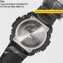 Ремешок резиновый сменный для Casio g shock gst b100 gst b200 gst b400, мужской силиконовый водонепроницаемый браслет с пряжкой с язычком (art.: 3920bf024cfc5)