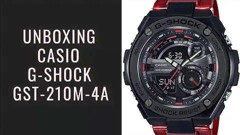 Unboxing Casio G-Shock GST-210M-4ADR