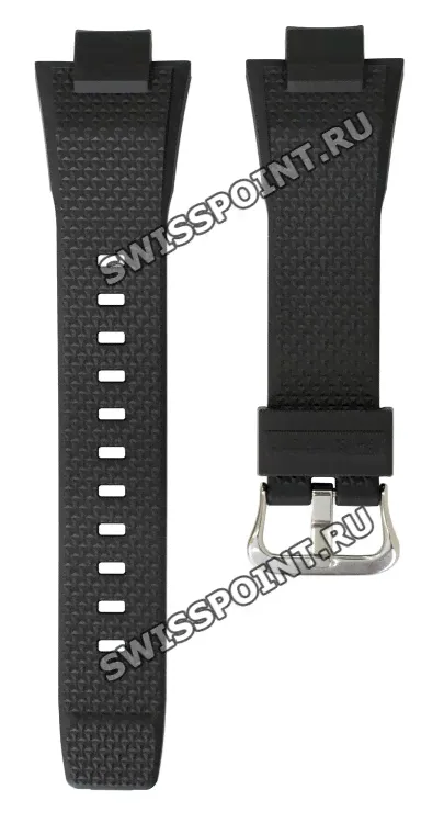 Черный полимерный ремешок Casio 10628581 для часов Casio GST-B400-1A