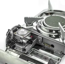 Плита газовая Следопыт портативная SPARK керамическая конфорка цанговый баллон. Артикул PF-GST-N12