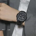 Ремешок резиновый сменный для Casio g shock gst b100 gst b200 gst b400, мужской силиконовый водонепроницаемый браслет с пряжкой с язычком (art.: 3920bf024cfc5)