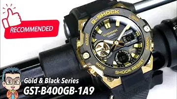 ดีไซน์สวยงามสะดุดตา มาพร้อมกับโครงสร้างสุดแข็งแกร่ง CASIO G-STEEL GST-B400GB-1A9 I รุ่นเเนะนำ