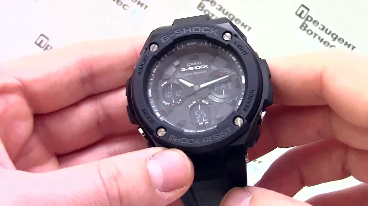 Часы Casio G-SHOCK GST-W100G-1B - видео обзор от PresidentWatches.Ru
