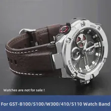 Нейлоновый Кожаный Ремешок Для Часов Casio GST-210/W120L/S130L/S310 GST-B100 Модифицированный Ремешок для Часов с Разъемом-Розеткой для Мужского Ремня