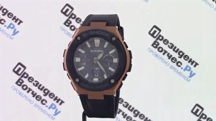 Часы Casio G-SHOCK GST-W120L-1A - Круговой обзор от PresidentWatches.Ru