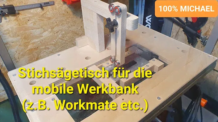 Das Schattendasein meiner Stichsäge Bosch GST 120 beenden durch Stichsägetisch mit Sägeblattführung