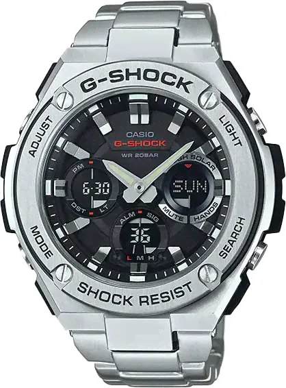 Японские наручные часы Casio G-Shock GST-S110D-1A с хронографом▪-3