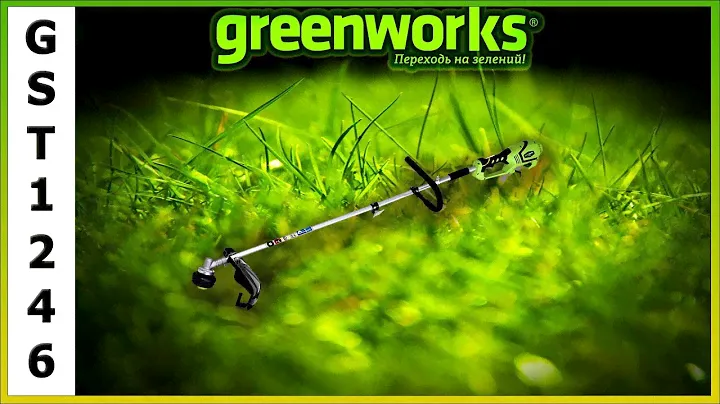 Тример електричний Greenworks GST1246 | Electric Trimmer Greenworks GST1246