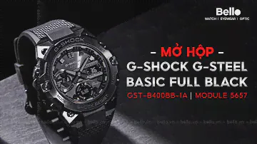 Mở hộp G-Shock G-Steel Black on Black GST-B400BB-1A trực tiếp tại Bello Lê Thái Tổ