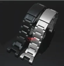 Ремешок для часов Gelang из нержавеющей стали Jam untuk Casio G-Shock GST-210 GST-W300 GST-400G GST-B100 S100D/S110D/W110 Logam Tali Gelang