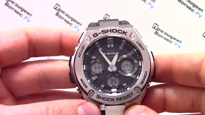 Часы Casio G-SHOCK GST-W110-1A [GST-W110-1AER] - видео обзор от PresidentWatches.Ru