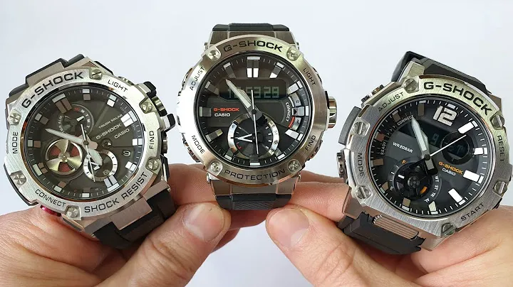ТРИ ПОКОЛЕНИЯ СТАЛЬНЫХ G-SHOCK -ов серии G-STEEL. GST-B100, GST-B200, GST-B300