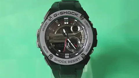 G-SHOCK GST-210B-1A | Обзор и настройка (на русском) | Купить со скидкой