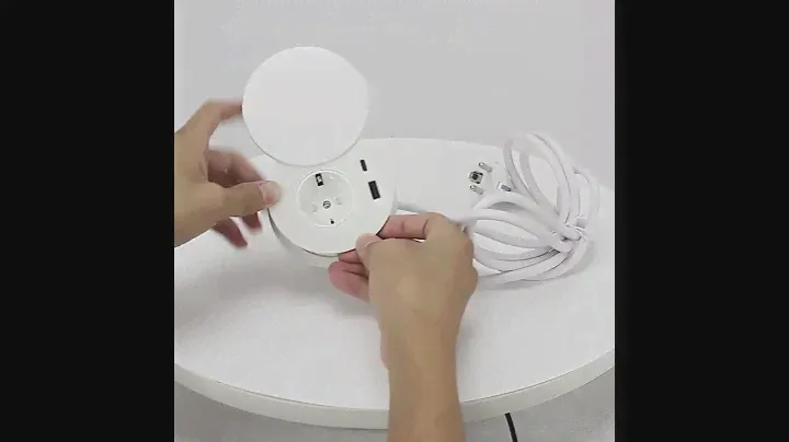 GST Round Power grommet socket with Type C charging