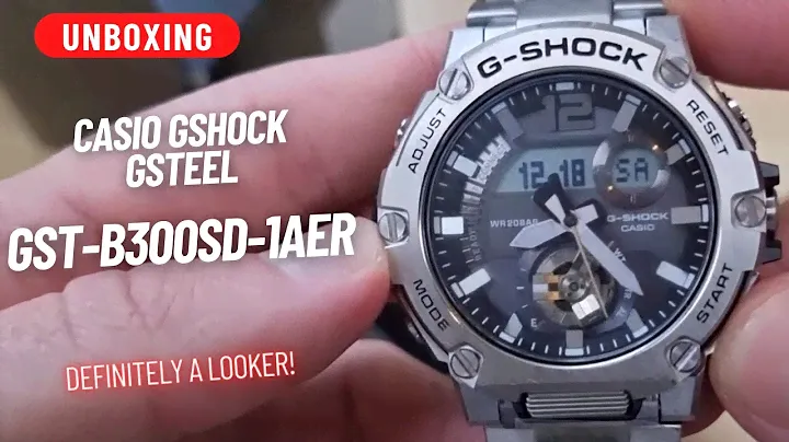 РАСПАКОВКА: CASIO GSHOCK GSTEEL GST-B300SD-1AER — БРАСЛЕТНАЯ ВЕРСИЯ!