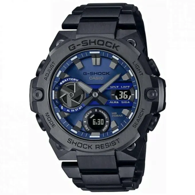 Наручные часы CASIO G-Shock GST-B400BD-1A2, синий, черный 101766055143