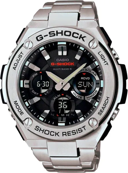 Японские наручные часы Casio G-Shock GST-S110D-1A с хронографом▪-2