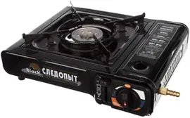 Плита наст. Газовая Black с переходником PF-GST-N10