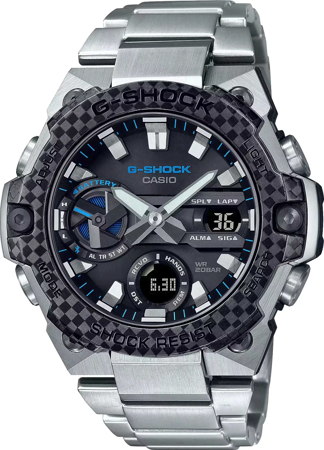Японские наручные часы Casio G-SHOCK GST-B400XD-1A2 с хронографом