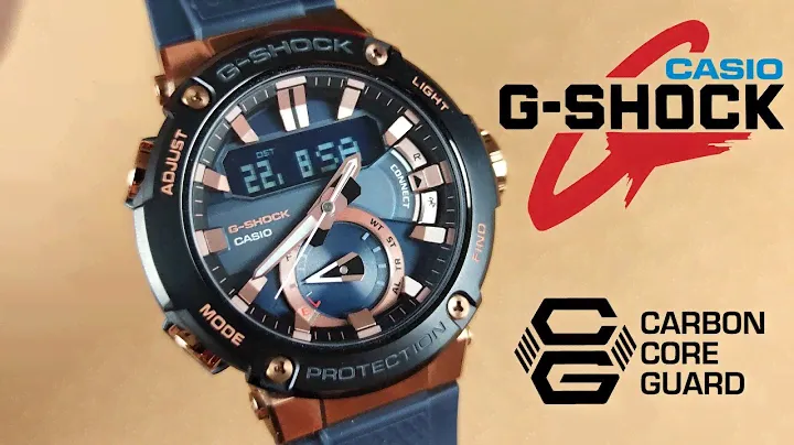 Потрясающий CASIO G-SHOCK GST-B200G-2A цвета розового золота — обзор | Карбоновая защита корпуса G-Steel | Альтернатива МТГ
